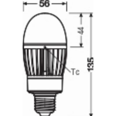 HQL LED 1800 14,5W 827 230V GL E27 LEDVANCE (4058075765856)